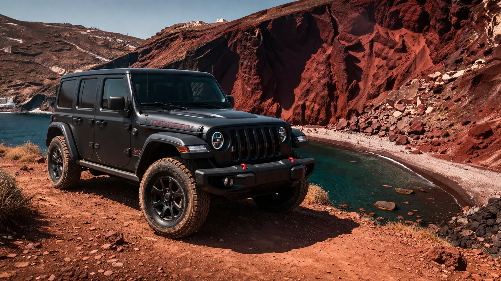 SUV pour les routes de Santorin
